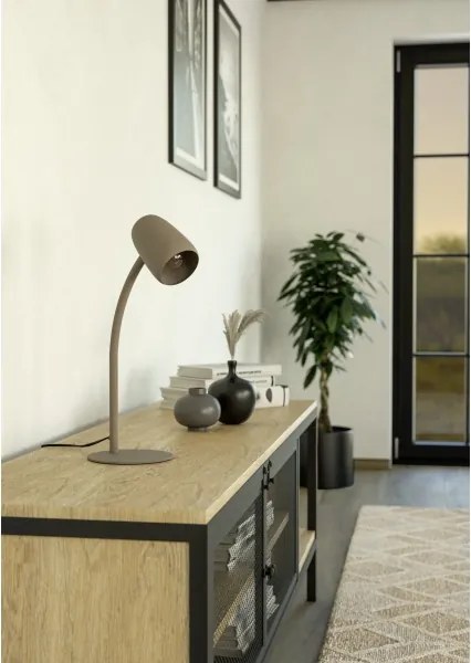 Eglo 901829 - Lampada da tavolo CARLO 1xE14/18W/230V color crema