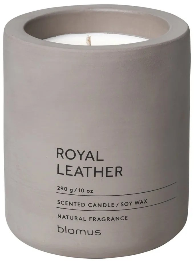 Candela di soia profumata tempo di combustione 55 h Fraga: Royal Leather - Blomus