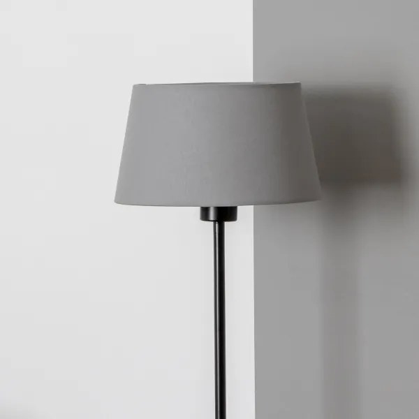 Brilagi - Lampada da terra LED CERIA 1xE27/40W/230V Ø 25 cm grigio/nero