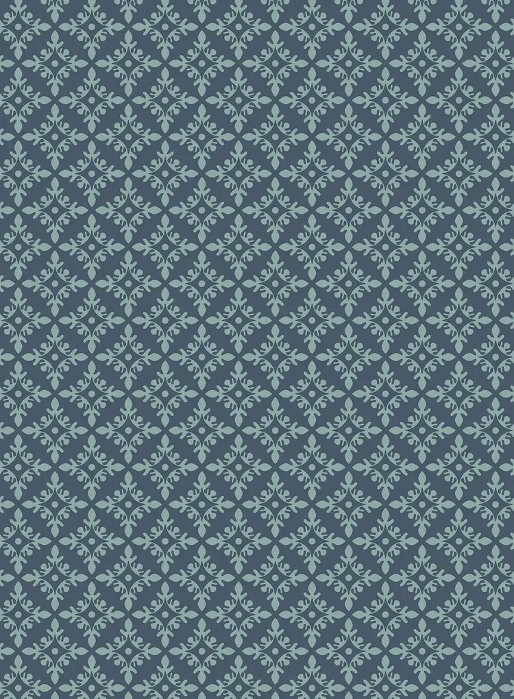 Farrow & Ball Carta da parati - Stiffkey Blue/ Dix Blue