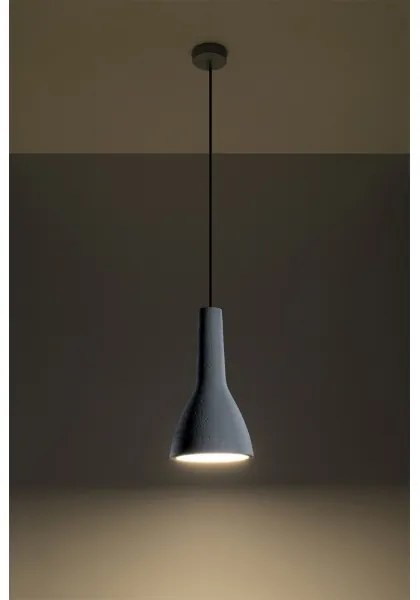 Lampadario a sospensione con filo EMPOLI 1xE27/15W/230V bianco