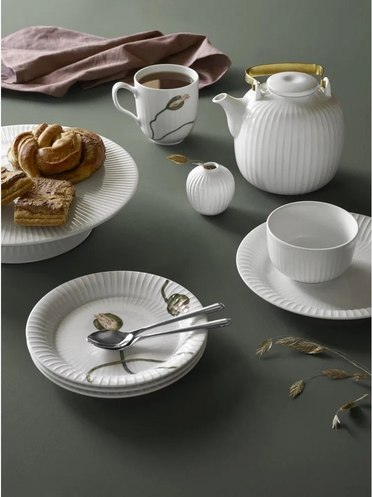 Tazza in porcellana bianca Poppy, 330 ml Hammershøi - Kähler Design