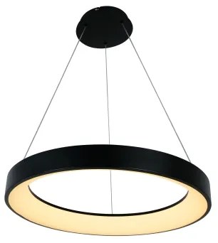 Brilagi - Lampadario LED dimmerabile a cavo FALCON II LED/99W/230V Ø 60 cm nero + telecomando