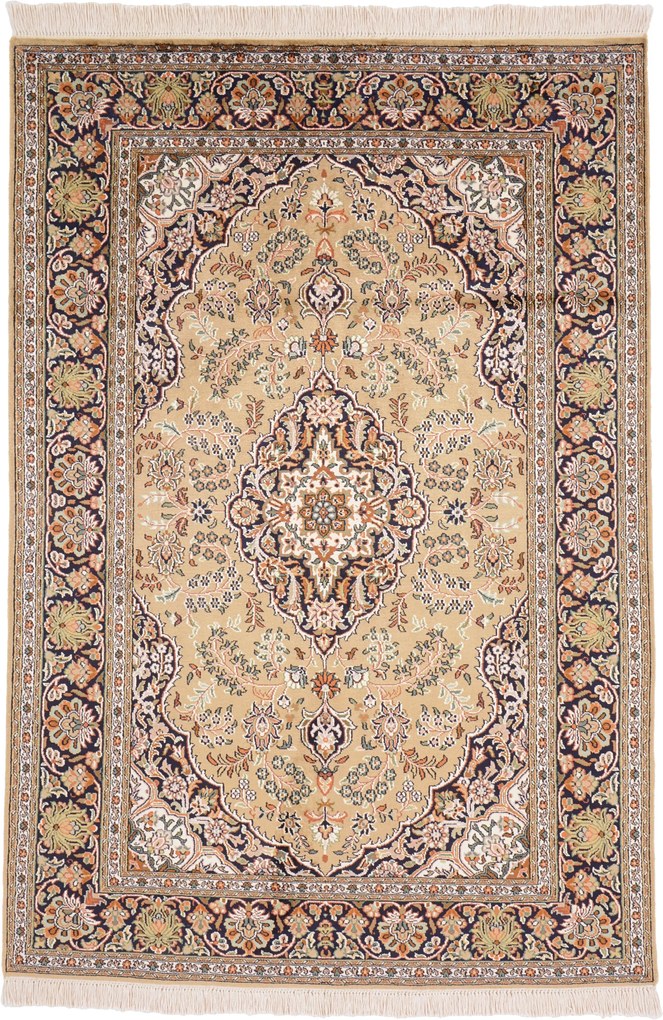 Cashmere Silk Tappeto orientale 190x130 (Indian) Annodato A Mano