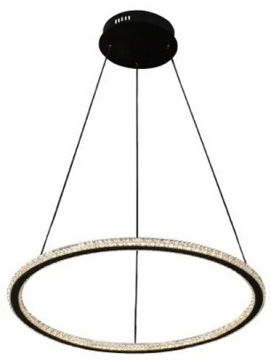 Lampadario LED dimmerabile a sospensione con cavo, 90 W/230 V, 3000–6500 K, Ø 60 cm, con telecomando