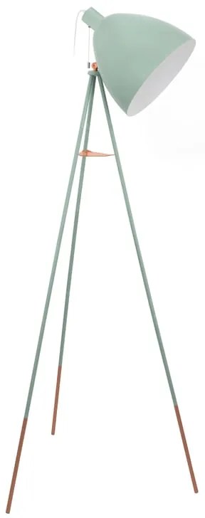 Lampada da terra Dundee in acciaio, H 135.5 cm, E27 MAX60W EGLO