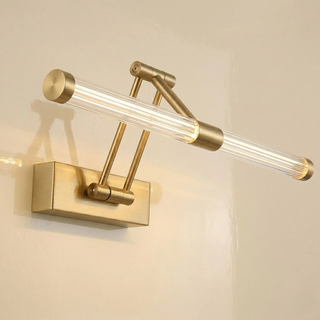 Applique da bagno LED APP1899-1W 40cm BRUSH GOLD