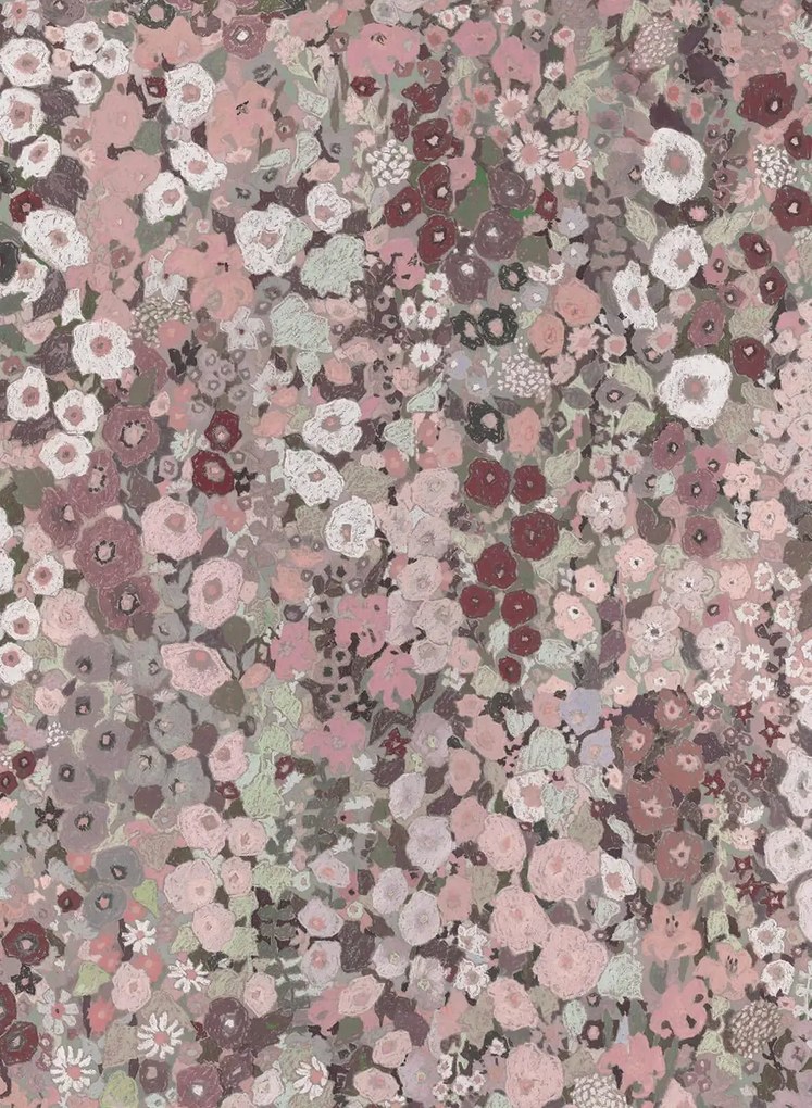 House of Hackney Tapete Hollyhocks - Earth