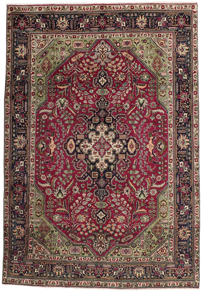 Tabriz Tappeto 210 x 310 (Iran) Annodato A Mano
