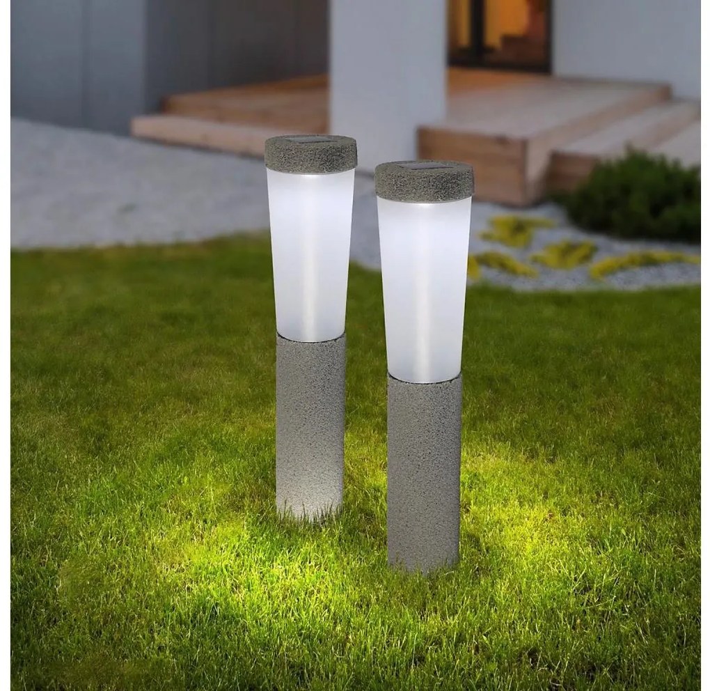 Globo 33785-2 - SET 2x Lampada LED solare SOLAR LED/0,1W/3V 6000K IP44