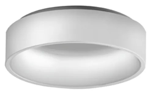 Plafoniera Contemporanea Aurora Metallo Bianco Led 96W