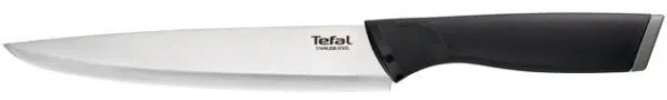 Tefal - Coltello da intaglio in acciaio inox COMFORT 20 cm cromo/nero