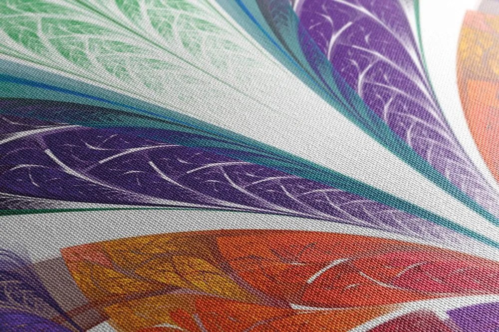 Stampa su tela – Astratto di vetro colorato