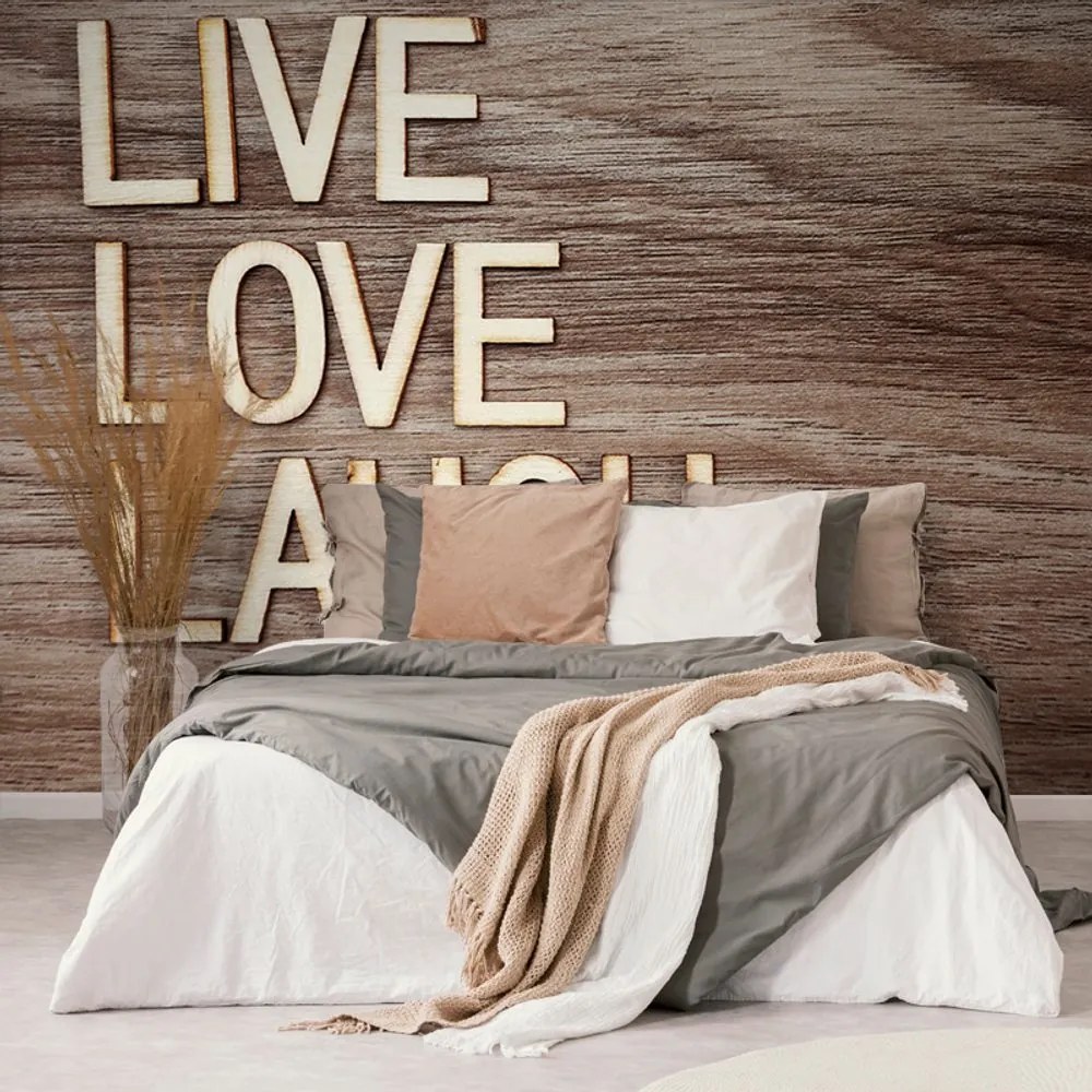 Carta da parati – Parole - Live Love Laugh