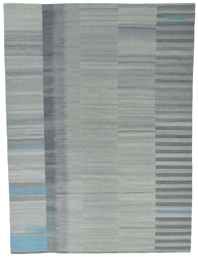 Kilim Tappeto persiano 370 x 270 Nero (Iran) Tessuto A Mano