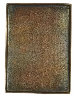 Vassoio decorativo in metallo Maes - Light &amp; Living