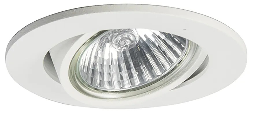 Set di 6 faretti incassati bianchi orientabili - Cisco