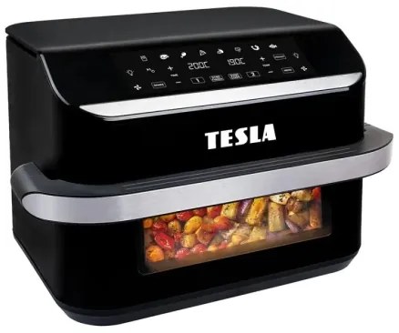TESLA Electronics AirCook - Friggitrice ad aria digitale duale 10 l 2400W/230V