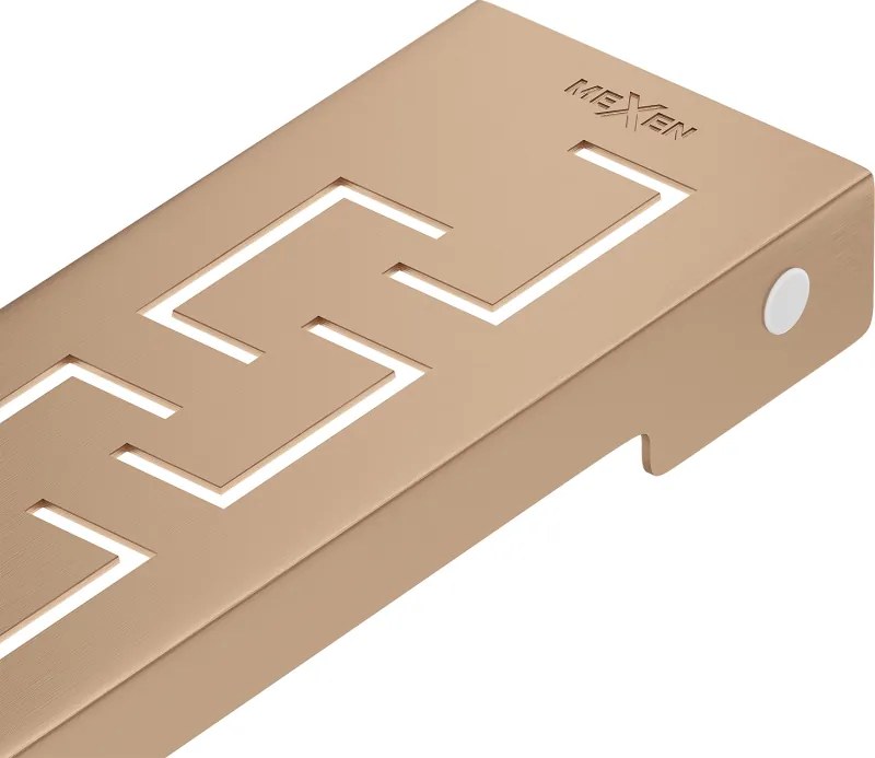 Mexen Flat M15 copertura per scarico lineare 50 cm, rame spazzolato - 1C24050
