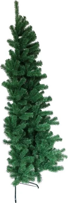 Albero di Natale artificiale da parete verde H 210 cm x ø 126 cm