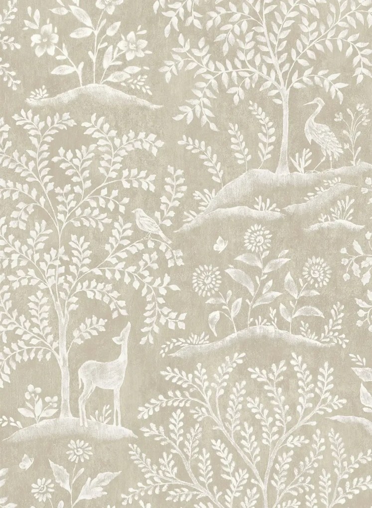 Nina Campbell Carta da parati Foret - Linen