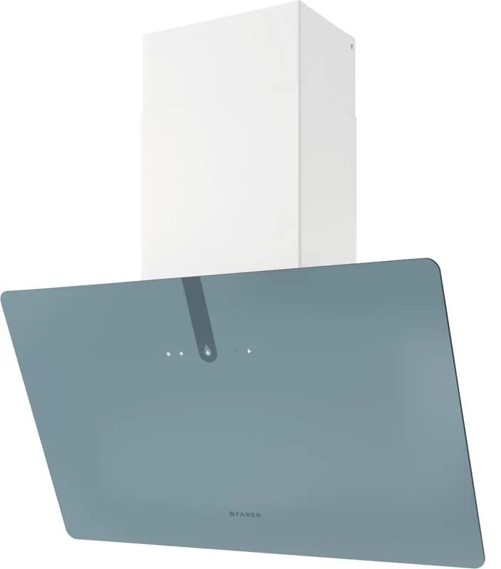 Cappa a parete Glam Light Zero Drip Plus DB M A80 FABER blu L 80 cm