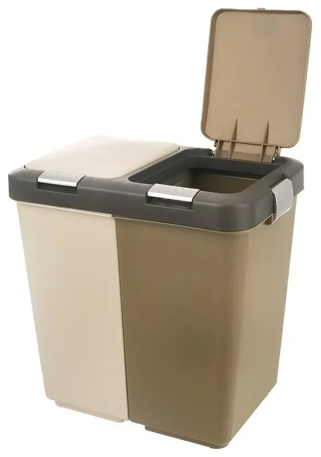 Bidone in plastica per rifiuti differenziati 20 l Duo Dust - Orion