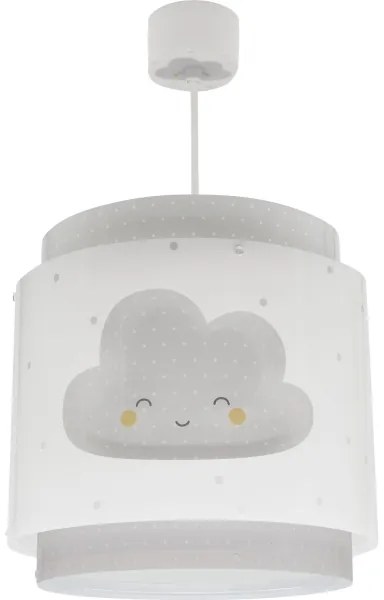 Dalber 76012E - Lampadario per bambini BABY DREAMS 1xE27/15W/230V grigio