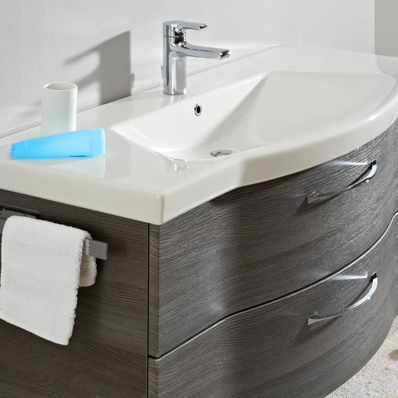 Base per mobile bagno Solitaire PELIPAL 2 cassetti P 22 x L 115 x H 49 cm bianco