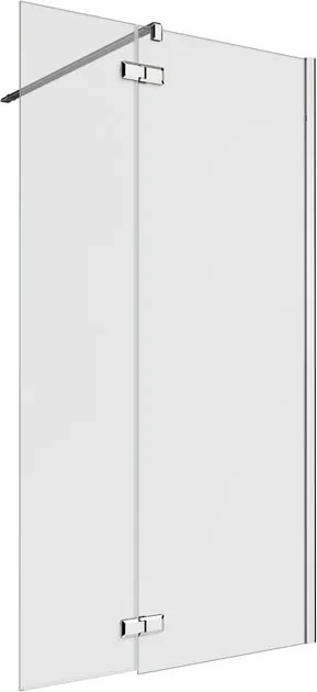 Walk-in L 70 x H 200 cm, vetro 8 mm vetro senza finitura / trasparente cromo