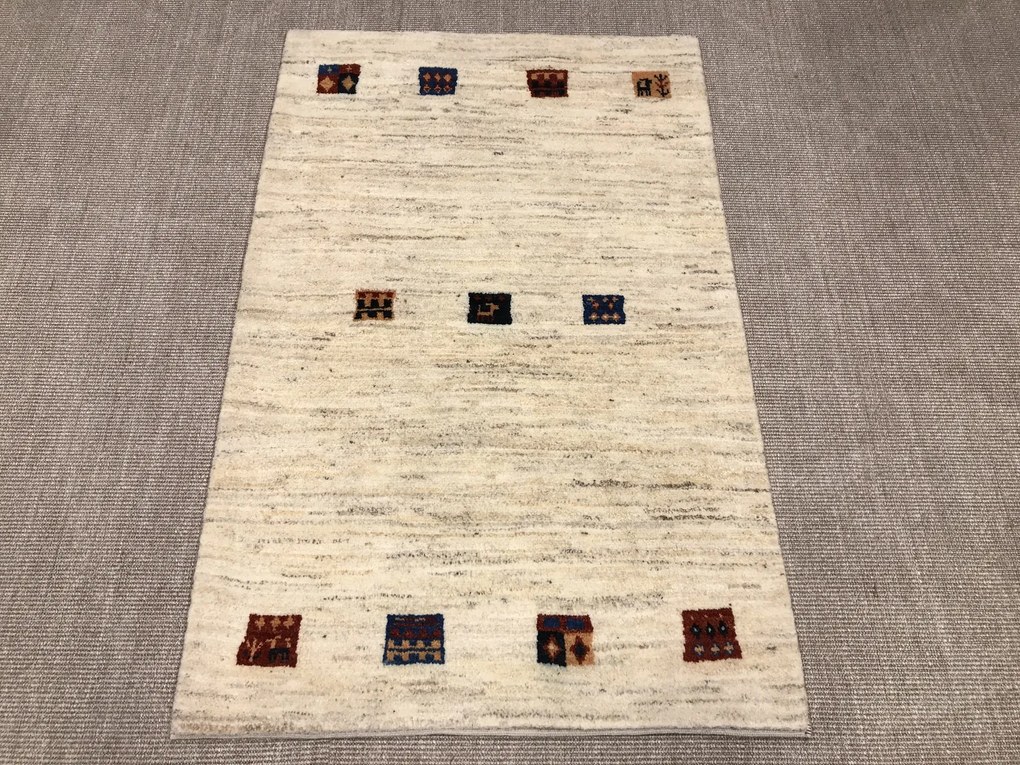 Gabbeh Tappeto persiano 150x100 Beige (Iran) Annodato A Mano