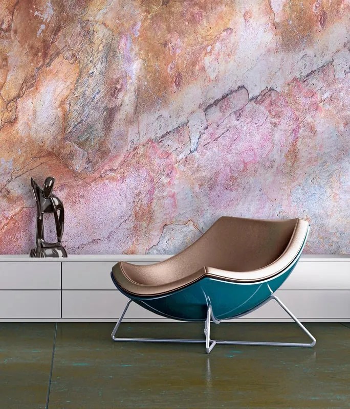 Fotomurale Carrara, rosa 450X300 cm