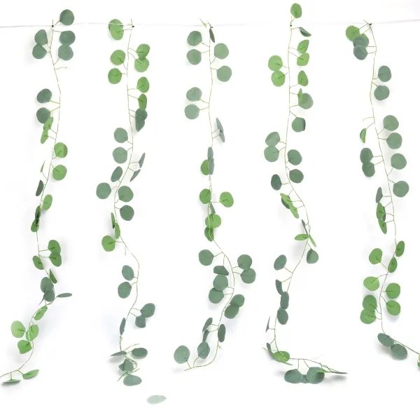 Aigostar - Catena solare LED 70xLED/4x1m IP65 bianco caldo eucalipto