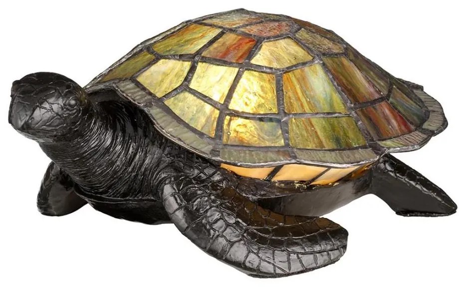 Elstead QZ-SAWBACK-TL - Lampada decorativa LED TIFFANY 1xG9/3W/12/230V, motivo tartaruga