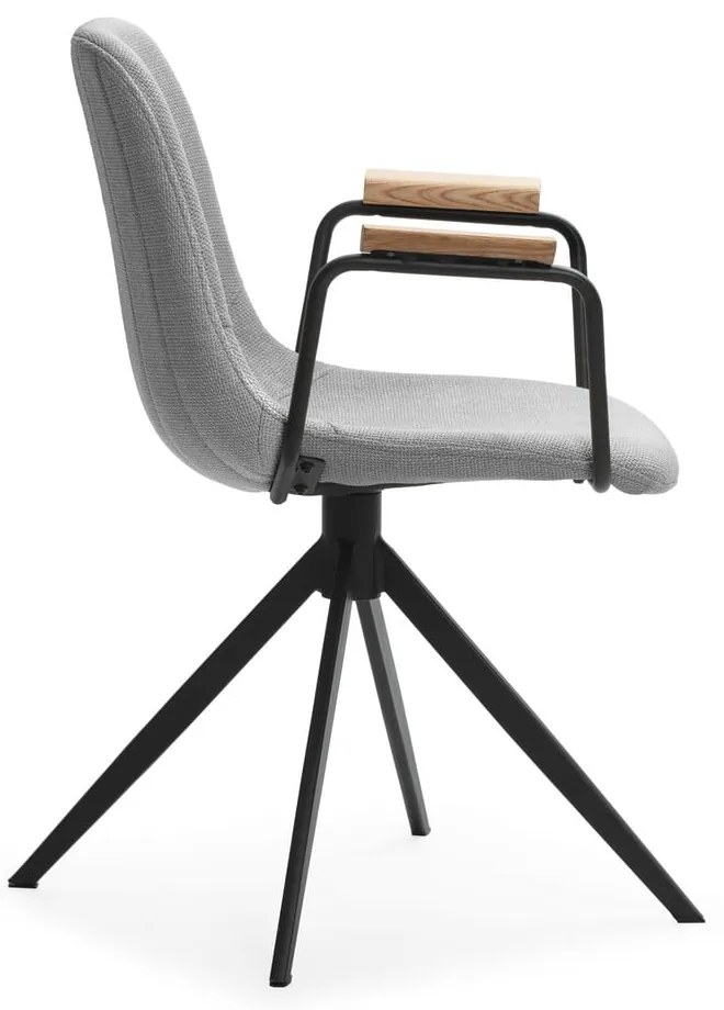 Set di sedie da pranzo grigio chiaro 2 pz Tali - Marckeric