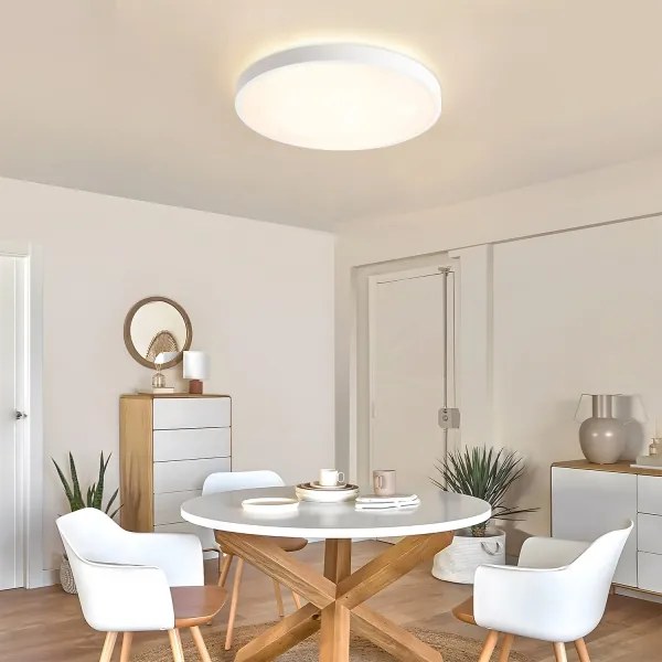 Brilagi - Lampada LED dimmerabile GLASS POOL DOUBLE LED/60W/230V 50 cm bianca + telecomando