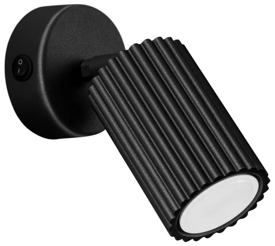 Brilagi - Faretto da parete CRESTO 1xGU10/10W/230V nero