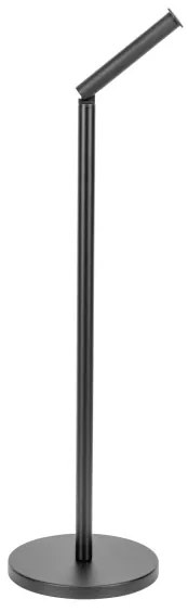 WENKO 24034100 - Portarotolo per carta igienica 21x55 cm nero/argento