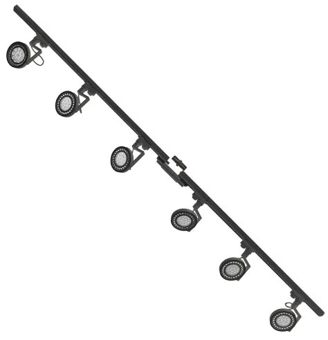 Zuma Line 3028 - Faretto per sistema a binario MASTER 6xGU10/10W/230V nero