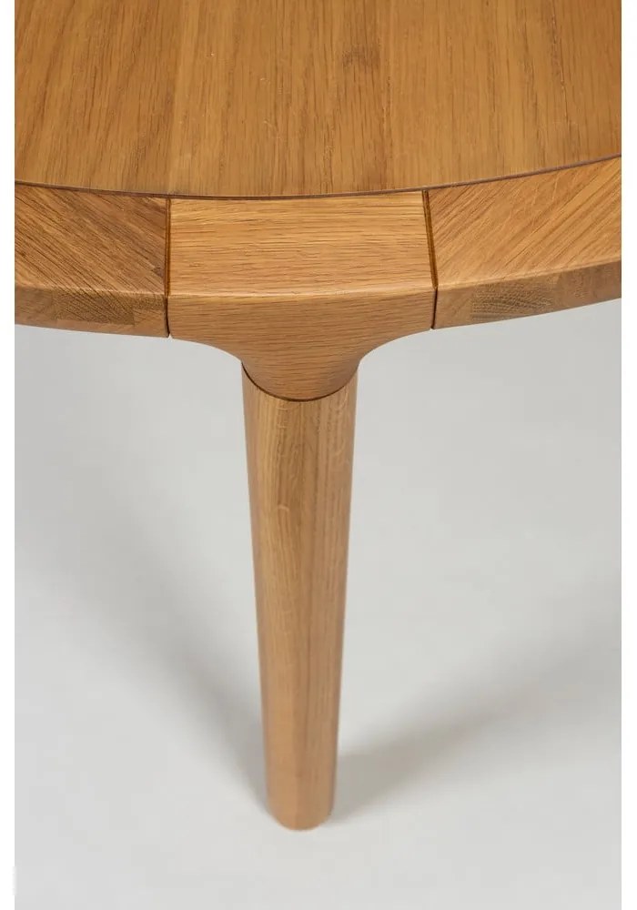 Tavolo da pranzo rotondo con effetto rovere ø 128 cm Storm – Zuiver