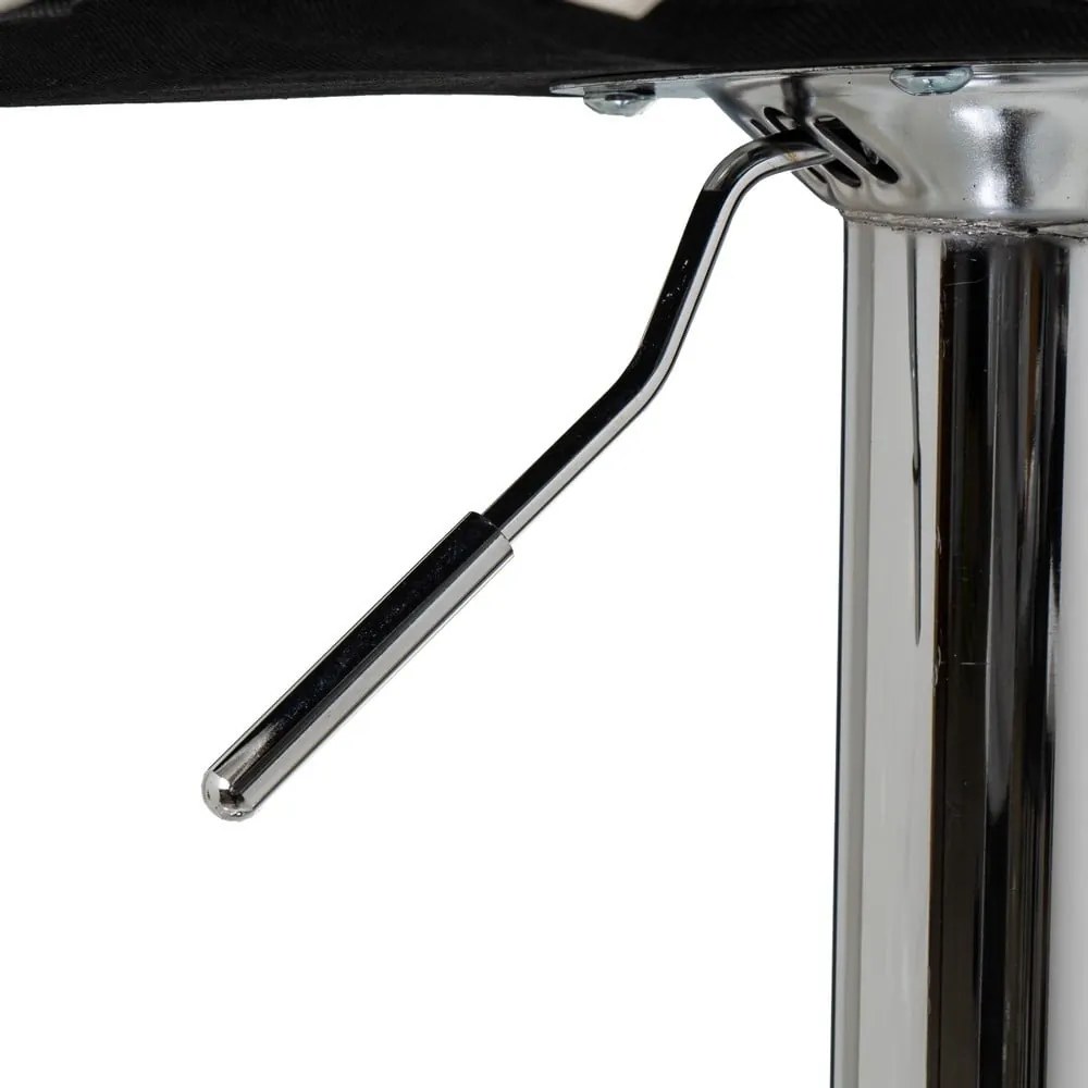 Sgabelli da bar bianchi ad altezza regolabile in similpelle in set di 2 (altezza seduta 93 cm) - Casa Selección