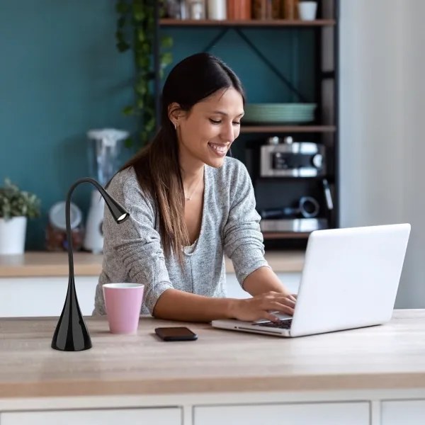 Rabalux 74204 - Lampada da tavolo LED dimmerabile JEFF LED/4W/230V 3000K nero