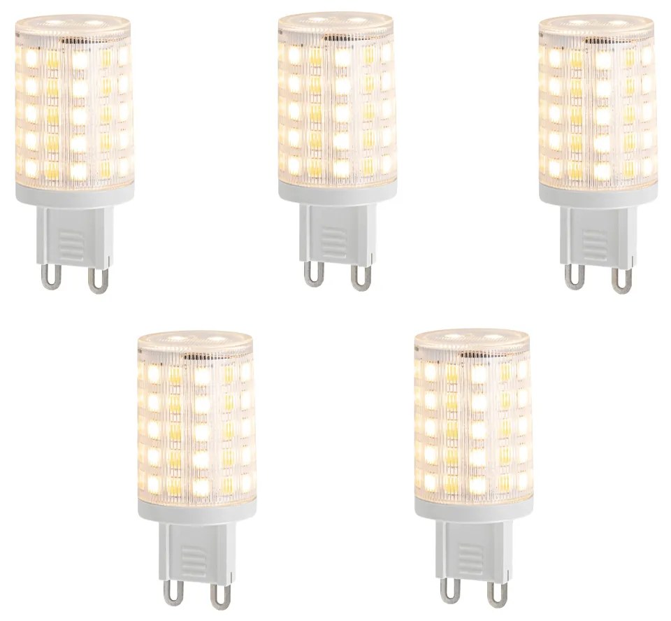 Set di 5 Lampadine LED Smart G9 dimmerabili luminose 2,5 W 250 lm 2700-6500 K