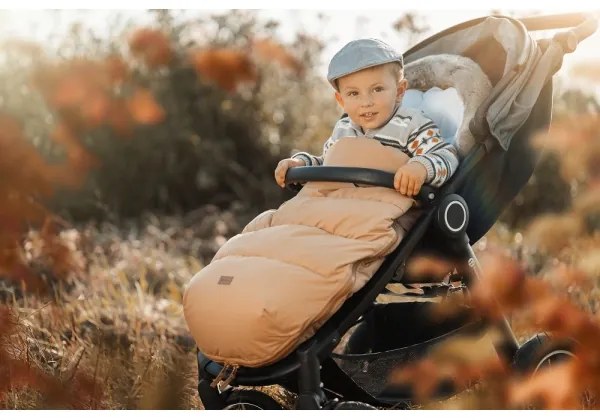 PETITE&MARS - Coprigambe per bambini 4in1 COMFY Elegant Caramel/Beige marrone