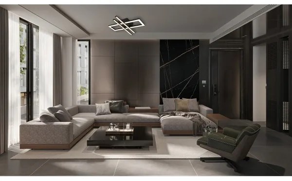 Globo 672843S - Plafoniera LED HIGHWAY LED/24W/230V