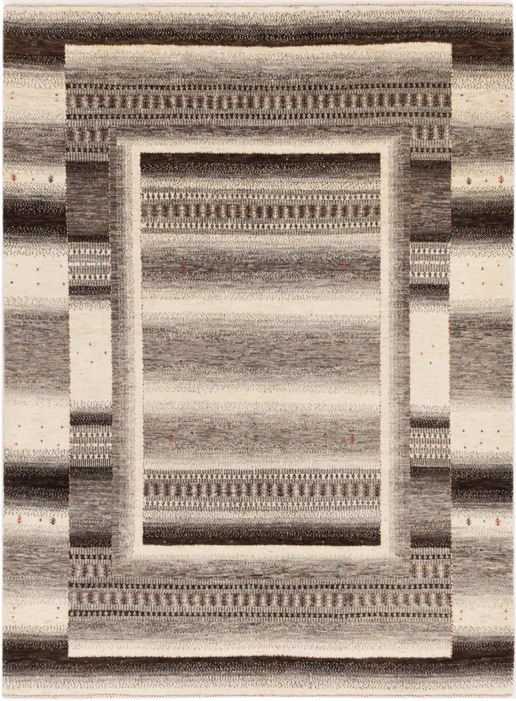 Loribaft Tappeto 170x240 Rosso (Iran) Annodato A Mano