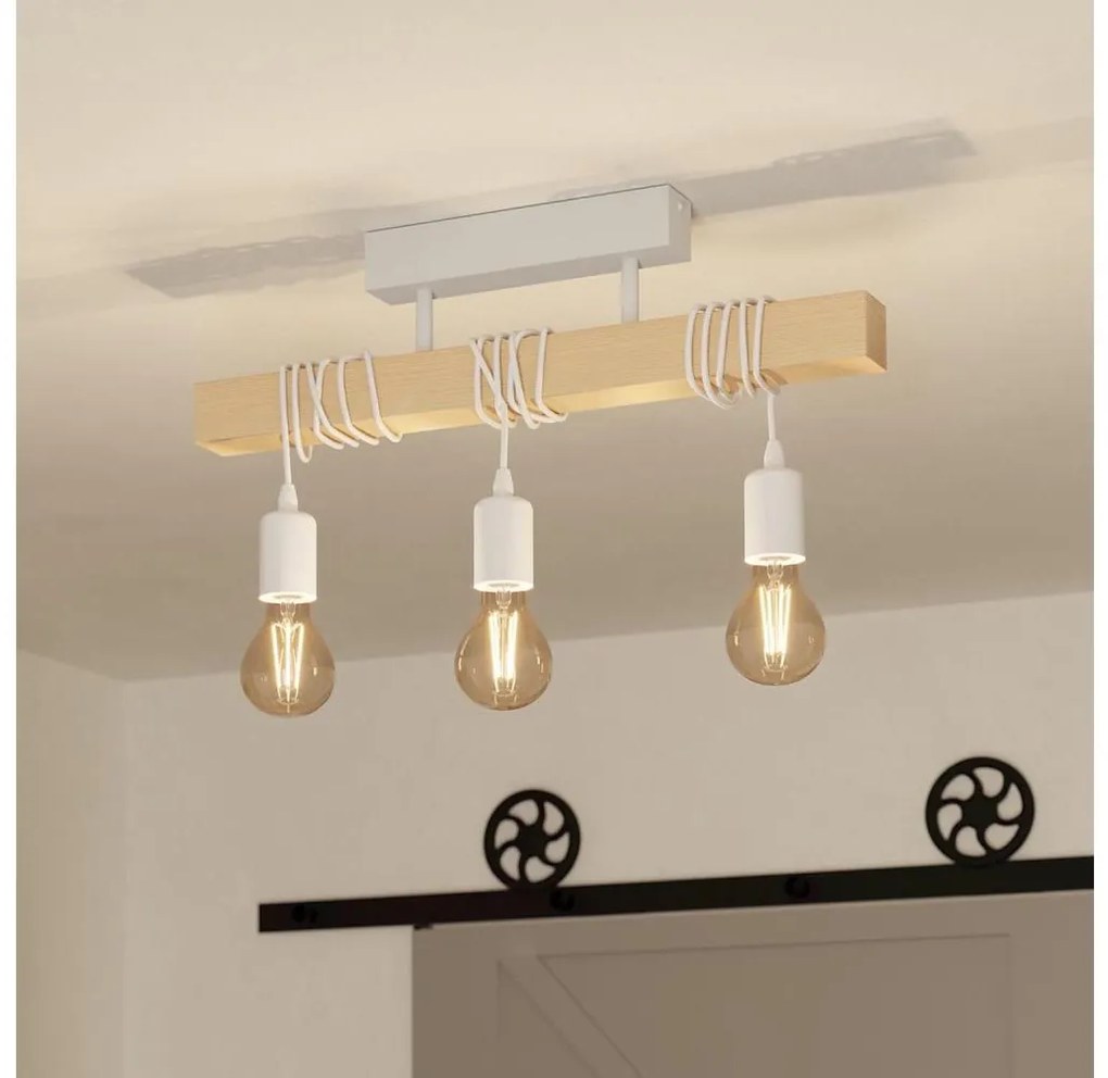 Eglo 33166 - Lampadario fisso TOWNSHEND 3xE27/60W/230V