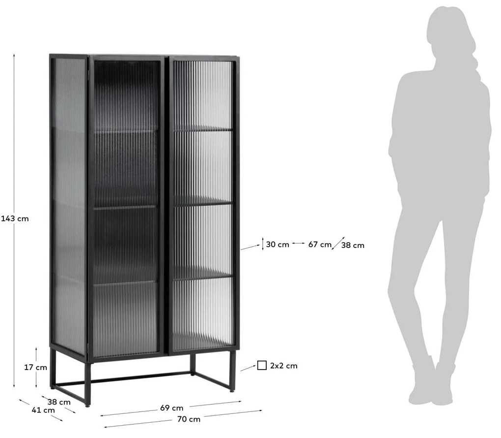 Kave Home - Vetrina Trixie 70 x 143 cm