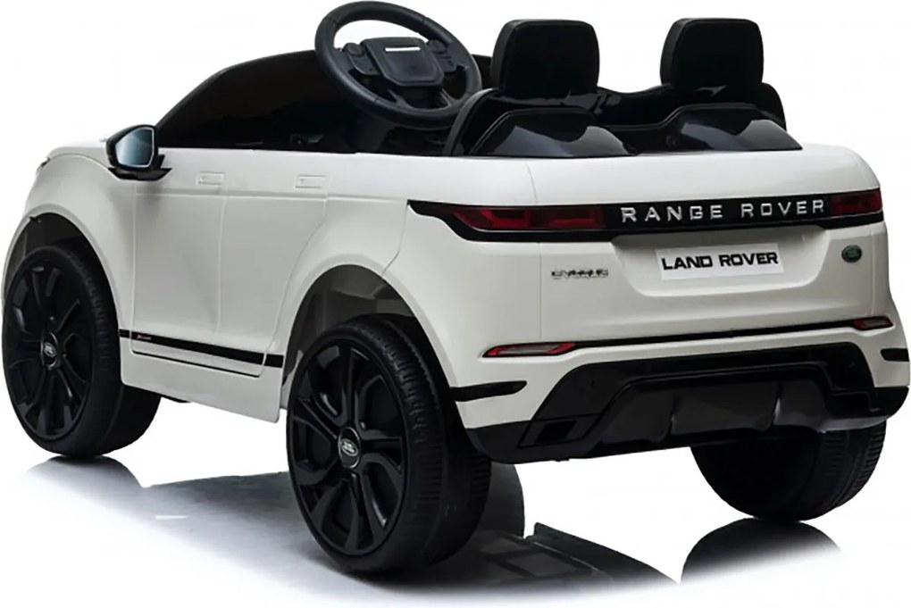 Macchina Elettrica per Bambini Licenza Land Rover Evoque 12V con Telecomando Bianco...