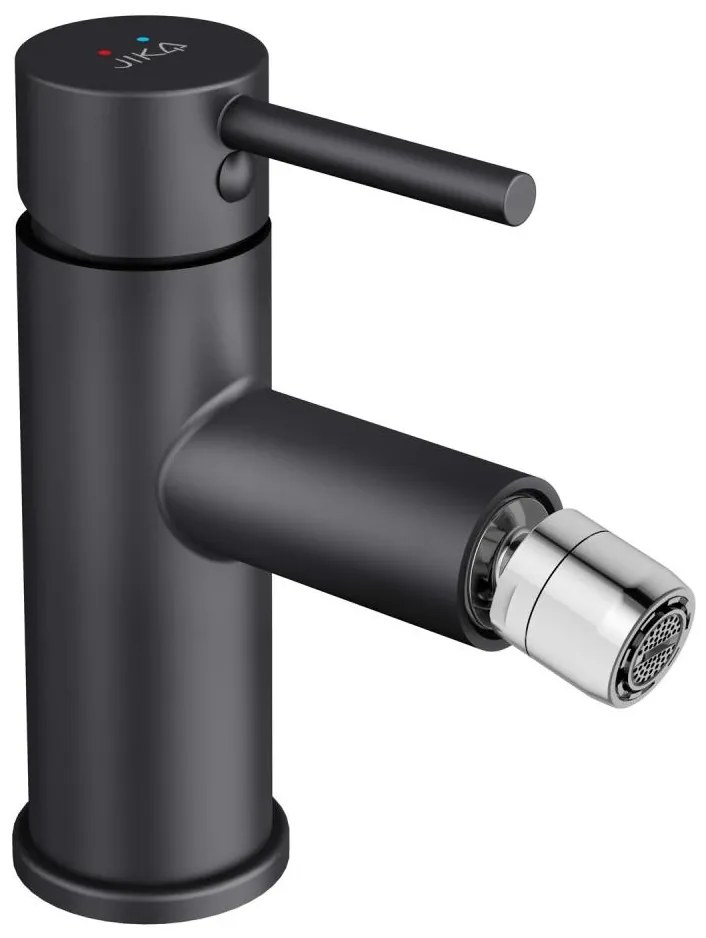 JIKA H3412F17161101 - Miscelatore bidet MIO 14,7 cm nero opaco